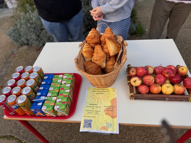 Un petit déjeuner équilibré pour bien commencer la journée…